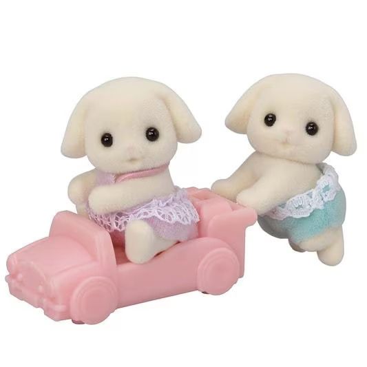 5737 Sylvanian Families Flora Rabbit Twins
