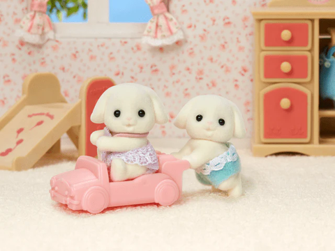  Đồ chơi thỏ sinh đôi 5737 Sylvanian Families Flora Rabbit Twins 