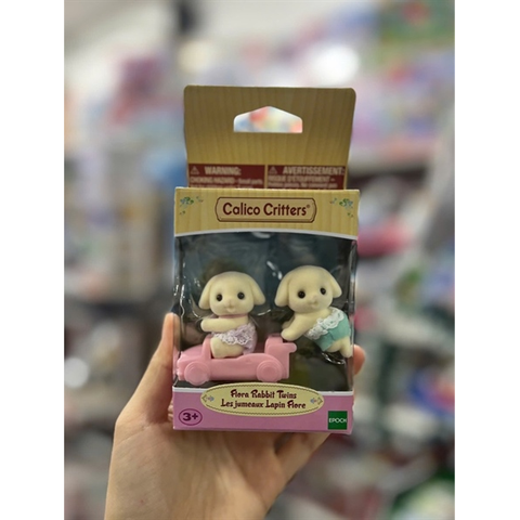  Đồ chơi thỏ sinh đôi 5737 Sylvanian Families Flora Rabbit Twins 