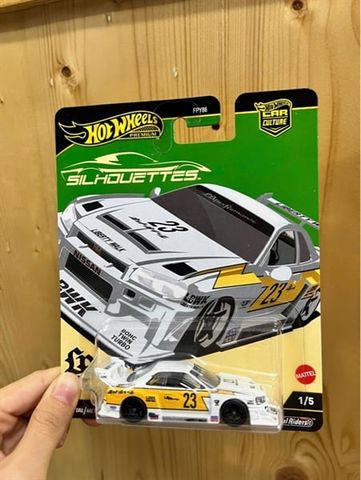  Mô hình xe JBK59 Hot Wheels Car Culture Silhouette LB-ER34 Super Silhouette Nissan Skyline 