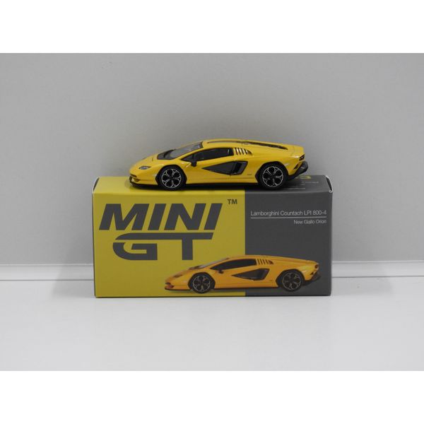Mô hình xe MINI GT 1/64 Lamborghini Countach LPI 800-4 New Giallo Orion Yellow (Left Handle)