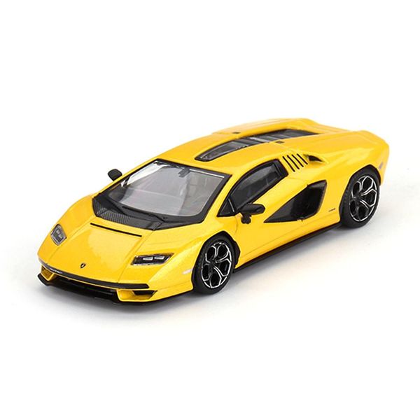 Mô hình xe MINI GT 1/64 Lamborghini Countach LPI 800-4 New Giallo Orion Yellow (Left Handle)