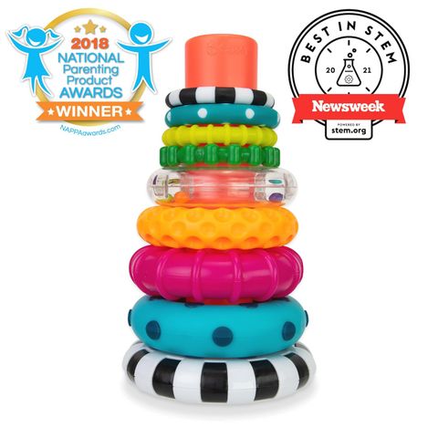  Đồ chơi xếp chồng Sassy Stacks of Circles Ring Stacker - 80795FAAM 