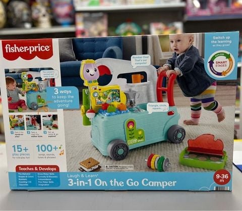  GTJ59 Fisher-Price Laugh & Learn 3-In-1 On The Go Camper 
