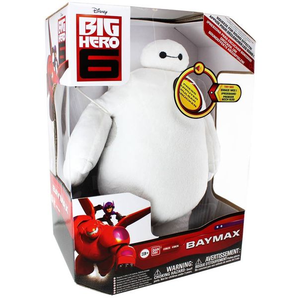 Thú bông White Baymax Plush phát tiếng-1