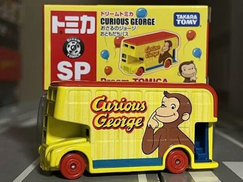  Takara Tomy Dream Tomica SP Curious George Friend Bus 
