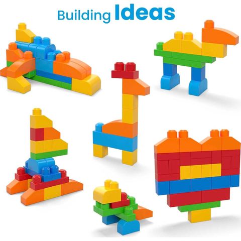  Đồ chơi xếp khối Mega Bloks CNM43 First Builders Deluxe Building Bag 150 miếng 