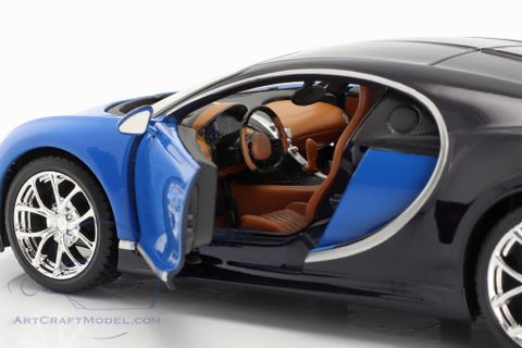  31514- BK 1:24 BUGATTI CHIRON ( XANH) 
