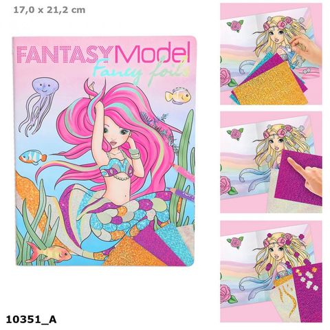  Đồ chơi stickers và tô màu Fantasy Model Fancy Foils TOPMODEL 