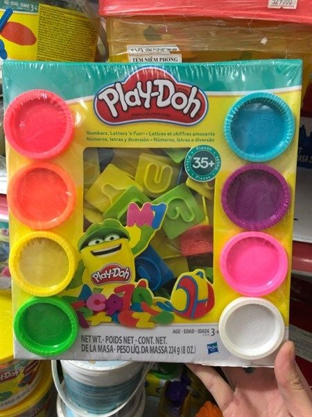  21018- 23win08 com đất nặn vui học cùng chữ và số Play Doh 