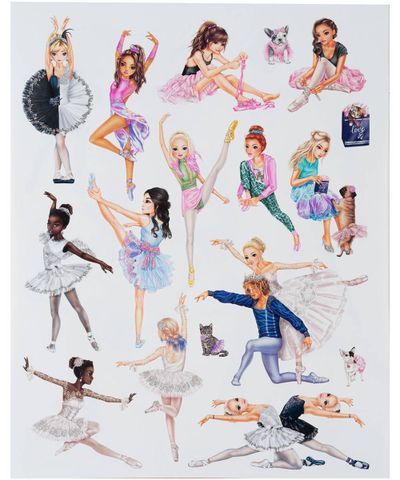  Đồ chơi sticker thời trang Stickerworld Ballet TOPMODEL 