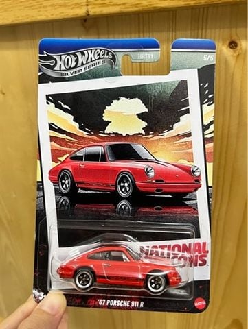  Xe mô hình JBY86 Hot Wheels Vintage 67 Porsche 911 R 