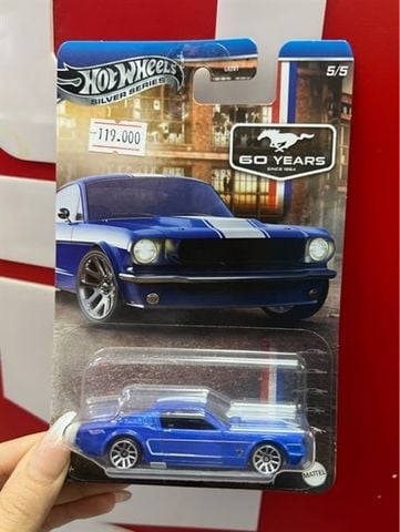  JBY49/ GRT01 Mô hình xe Hot Wheels Celebrations 65 Ford MUSTANG 2+2 FASTBACK 