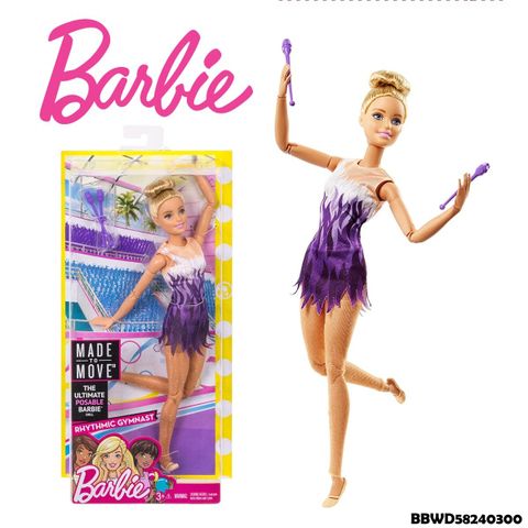  Đồ chơi búp bê Barbie Made to Move Rythmic Gymnast Doll 