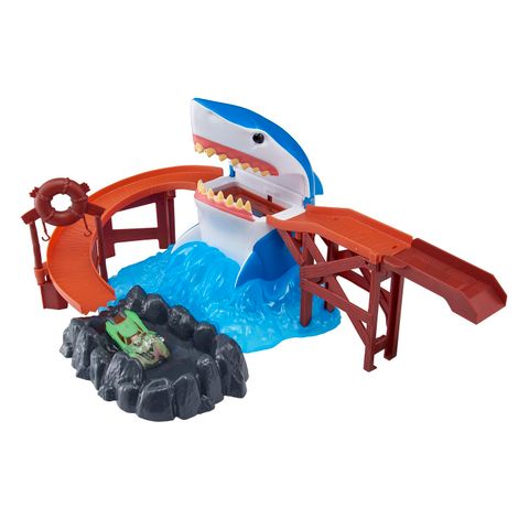  Đồ chơi Đường đua cá mập Teamsterz Colour Change Shark Bite Play Set 