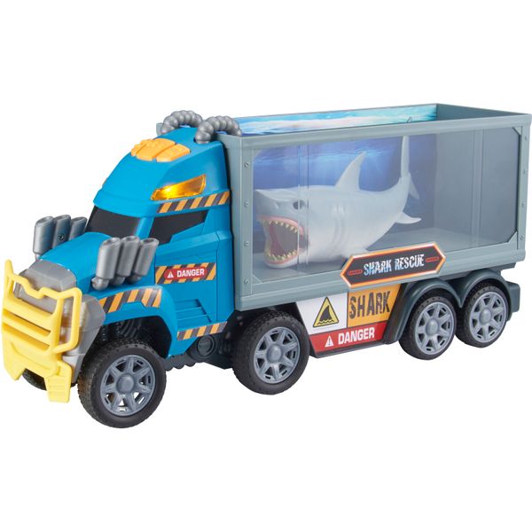  23win08 com xe tải Monster Moverz cứu hộ cá mập có âm thanh và đèn Teamsterz 
