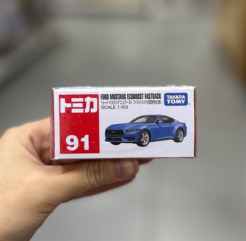  Tomica 91 Ford Mustang (SP) (xanh) 