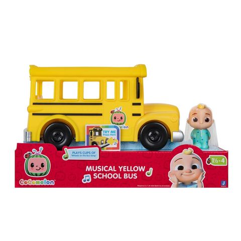  CMW0015 - Cocomelon Musical Yellow School Bus and JJ Figure 