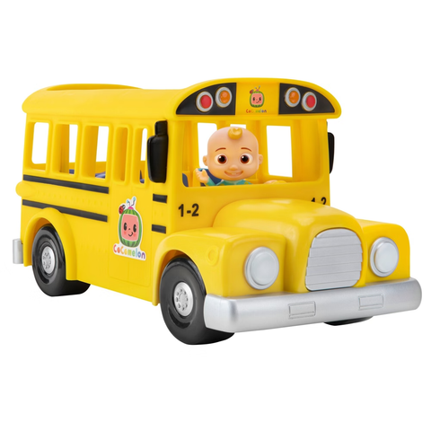  Xe buýt vàng CMW0015 - Cocomelon Musical Yellow School Bus and JJ Figure 