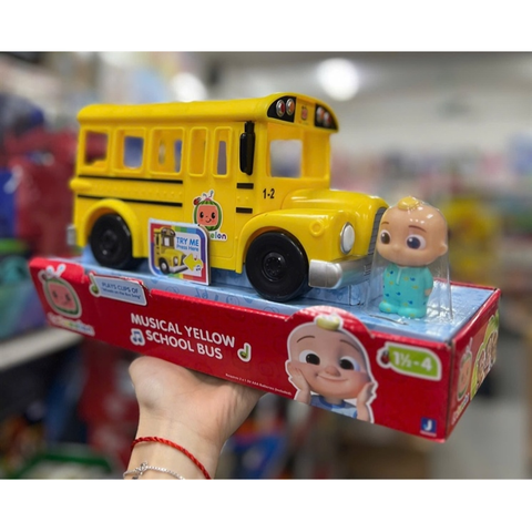  CMW0015 - Cocomelon Musical Yellow School Bus and JJ Figure 