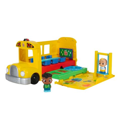  Đồ chơi xe buýt vàng CMW0509 CoComelon Transforming School Time Bus 