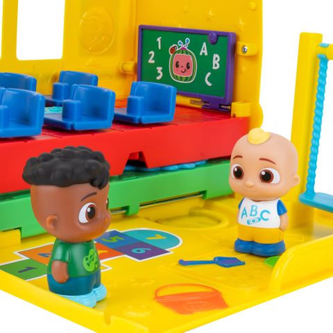  Đồ chơi xe buýt vàng CMW0509 CoComelon Transforming School Time Bus 