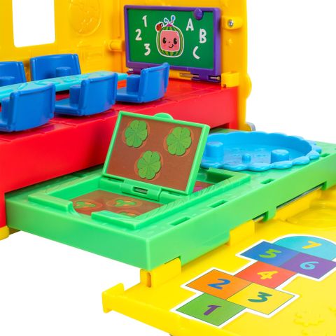  Đồ chơi xe buýt vàng CMW0509 CoComelon Transforming School Time Bus 