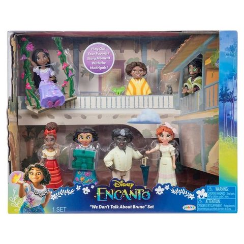  Set 7 mô hình đồ chơi Encanto Disney We Don't Talk About Bruno 3-Inch 7-Piece Mini Doll Playset 