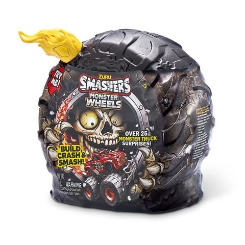  Đồ chơi bánh xe Smashers Monster Truck Surprise by ZURU - Yellow 