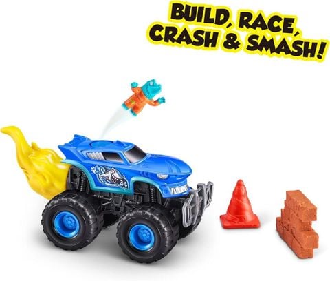  Đồ chơi bánh xe Smashers Monster Truck Surprise by ZURU - Yellow 