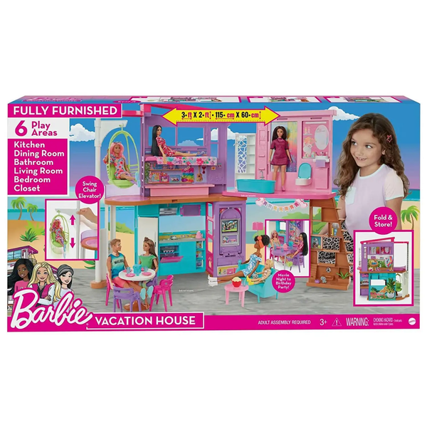 HCD50 Barbie Vacation House Playset