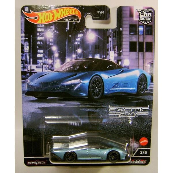 Xe mô hình HCJ92 Hot Wheels Car Culture Exotic Envy McLaren Speedtail