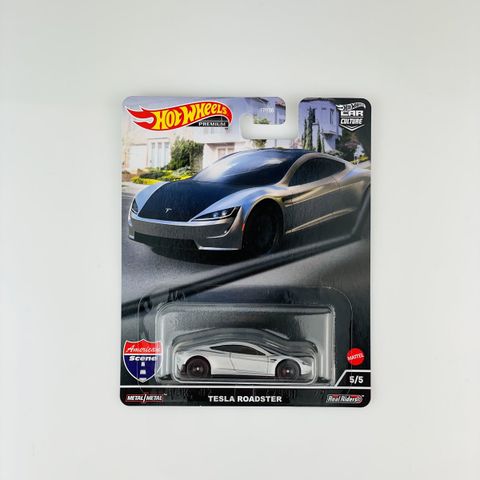  HCK02 Hot Wheels Car Culture American Scene Tesla Roadster 