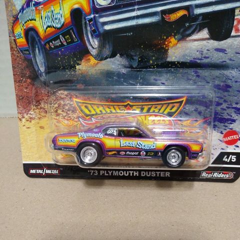  Xe mô hình FPY86 Hot Wheels Premium Drag Strip Deamons '73 Plymouth Duster 