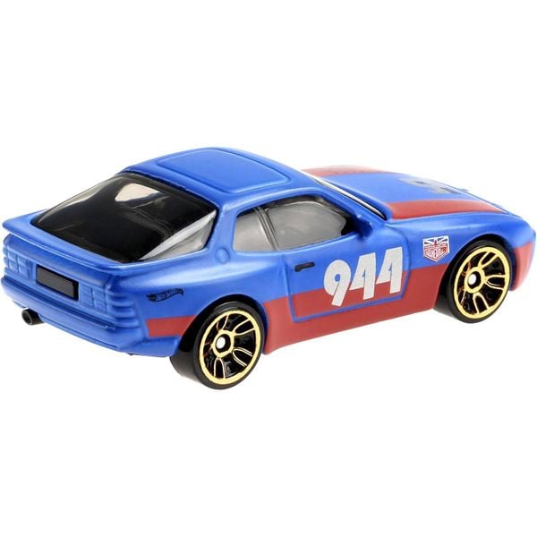 Mô hình xe HCM38 Hot Wheels Basic Car '89 Porsche 944 Turbo màu xanh
