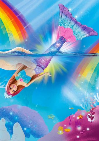  HDJ36 Barbie Dreamtopia Twinkle Lights Mermaid Doll 