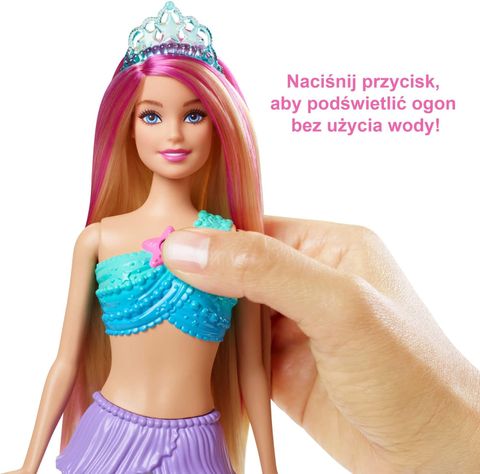  HDJ36 Barbie Dreamtopia Twinkle Lights Mermaid Doll 