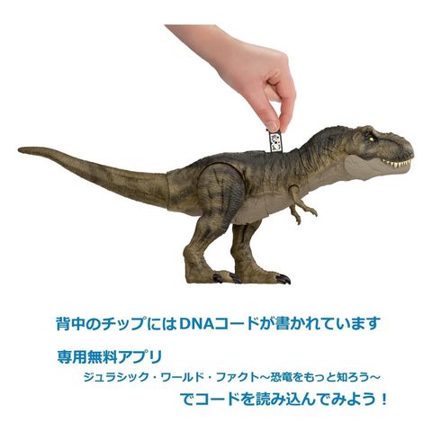  Đồ chơi mô hình khủng long HDY55 Mattel Jurassic World Thrash 'N Devour Tyrannosaurus Rex Figure 