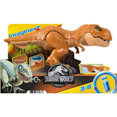  Imaginext Jurassic World Thrashin’ Action T. rex Dinosaur Toy 