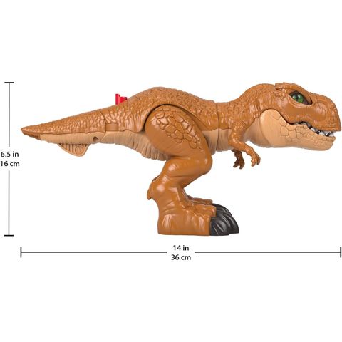  Imaginext Jurassic World Thrashin’ Action T. rex Dinosaur Toy 