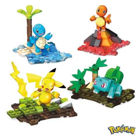  Đồ chơi lắp ghép HFG05 Pokemon Can Regional Team Small Mattel Mega 