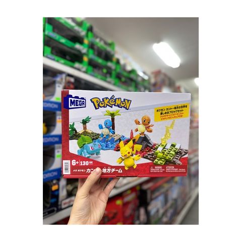  Đồ chơi lắp ghép HFG05 Pokemon Can Regional Team Small Mattel Mega 