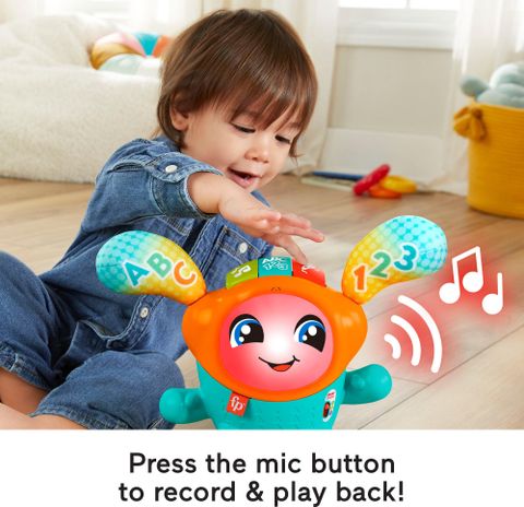  HFT76 Fisher-Price DJ Bouncin' Beats Interactive Musical Learning Toy 