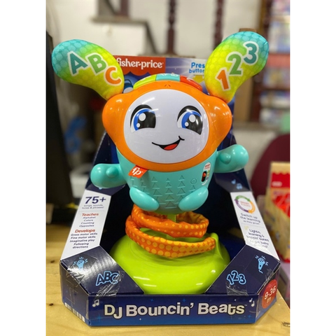  HFT76 Fisher-Price DJ Bouncin' Beats Interactive Musical Learning Toy 