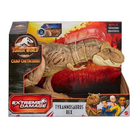  Đồ chơi mô hình khủng long Mattel Jurassic World Jurassic World Damage! T-Rex GWN26 
