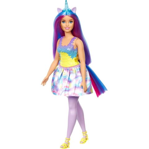  Đồ chơi búp bê Barbie Dreamtopia Unicorn Fairytale Rainbow 