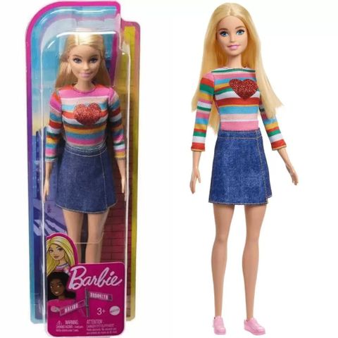  Búp bê Barbie Malibu Heart Border Doll Mattel HGT13 