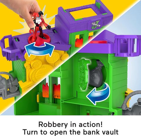  Bộ đồ chơi mô hình HHY69 Imaginext Crime Alley Joker Batman DC Comics Super Friends 