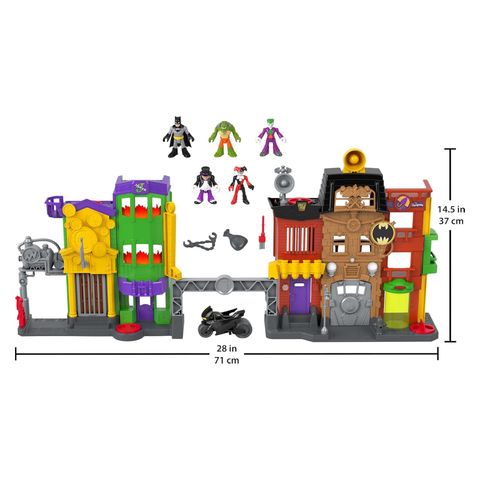  Bộ đồ chơi mô hình HHY69 Imaginext Crime Alley Joker Batman DC Comics Super Friends 