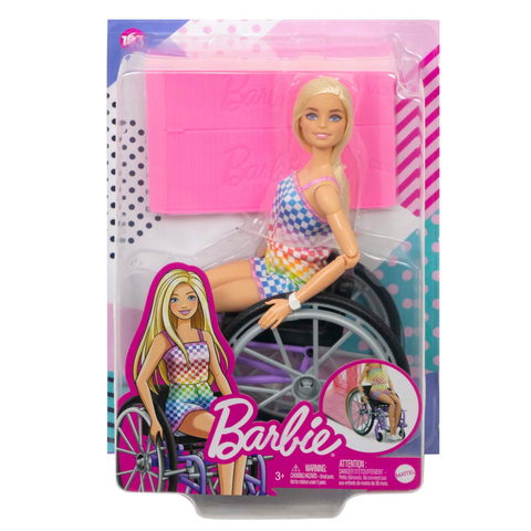  HJT13 Barbie Fashionistas Doll with Wheelchair 